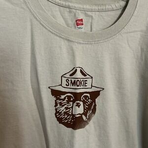 Smokey The Bear T-shirt Hanes Tag-less‎ Streetwear Smoke Y2K Resistance